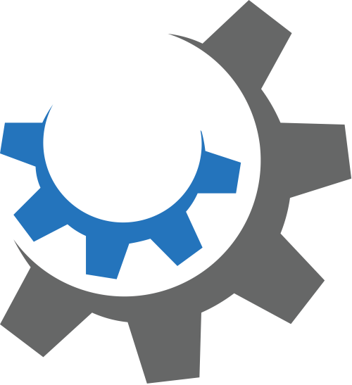 彩色科技齿轮矢量logo logo png