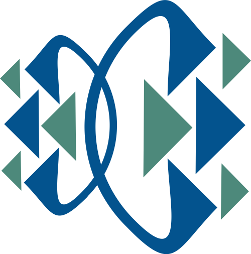 蓝色绿色科技矢量logo