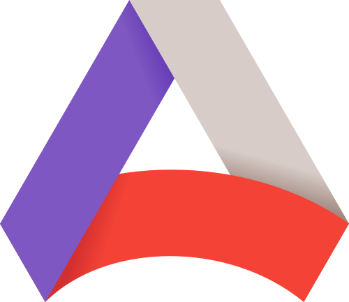 彩色三角形矢量logo