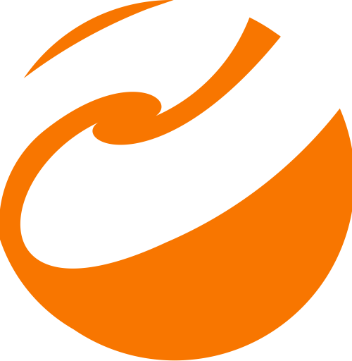 橙色圆形矢量logo logo png