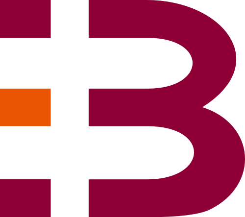 红色字母B矢量logo