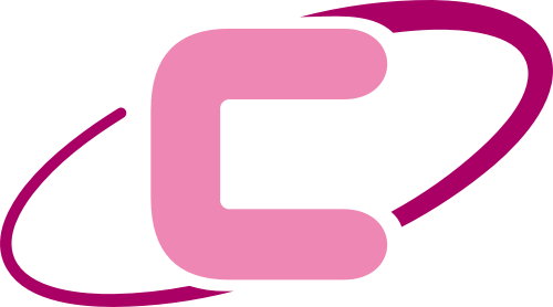 粉色字母C矢量logo