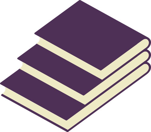紫色书本矢量logo