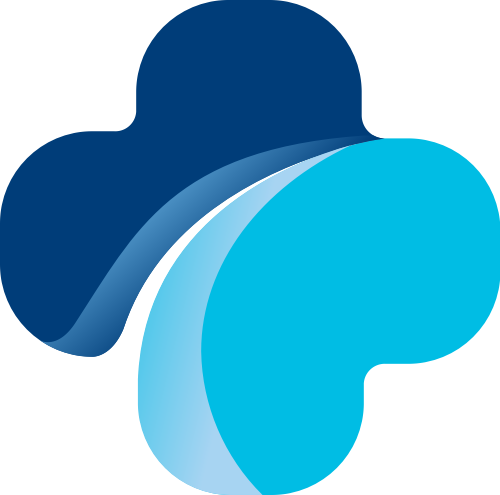 蓝色十字医疗矢量logo logo png
