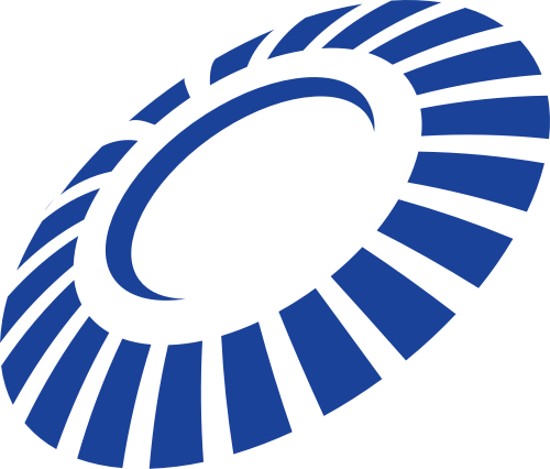蓝色圆环矢量logo元素 logo png