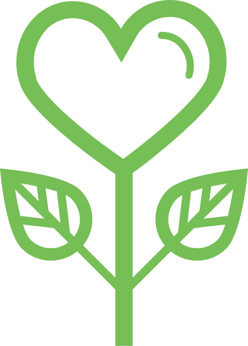 绿色叶子心形矢量logo logo png