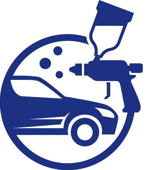 蓝色汽修矢量logo元素 logo png