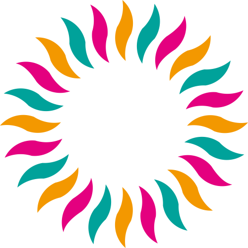 彩色圆环矢量logo元素 logo png