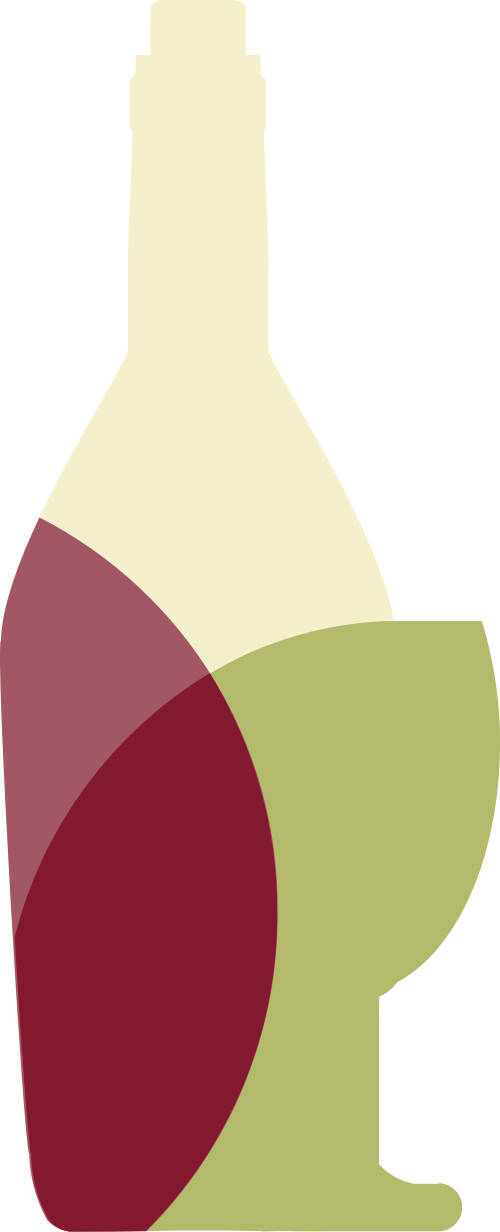 彩色酒瓶矢量logo logo png