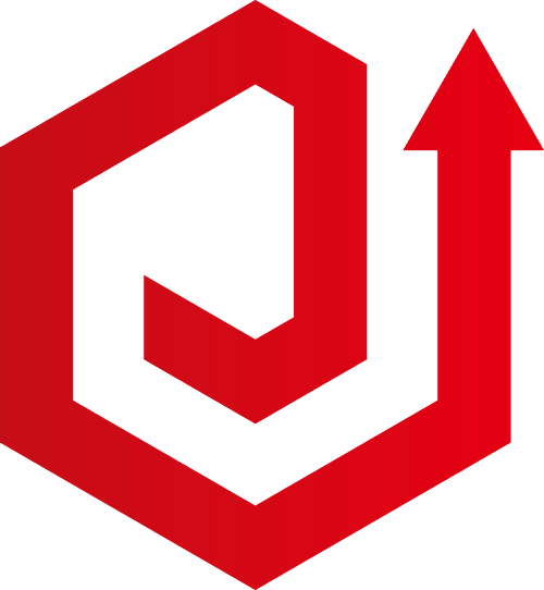 红色箭头矢量logo图标