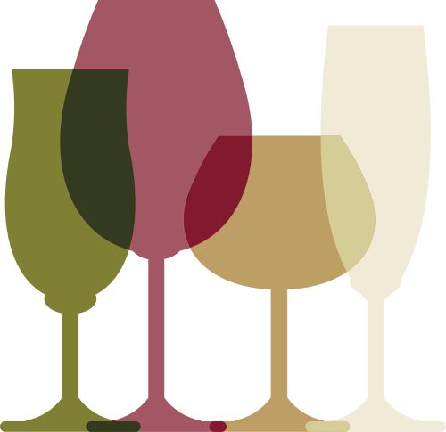 彩色酒杯矢量logo元素 logo png