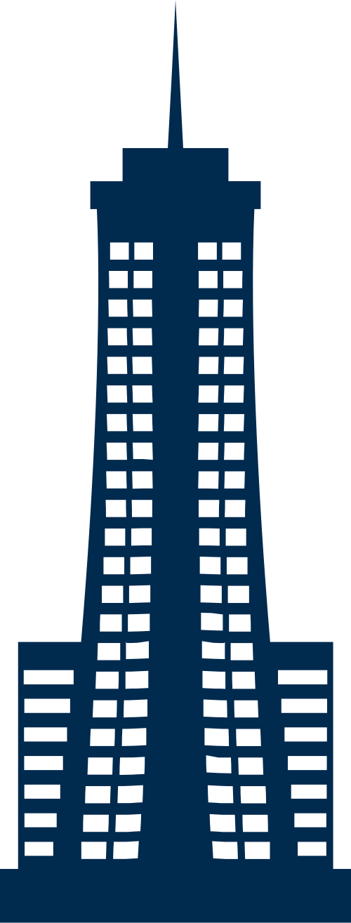蓝色建筑矢量logo图标
