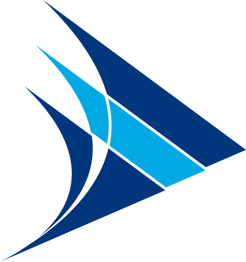 蓝色鱼形矢量logo图标 logo png