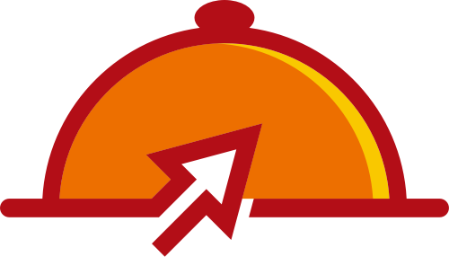 橙色食物矢量logo图标 logo png