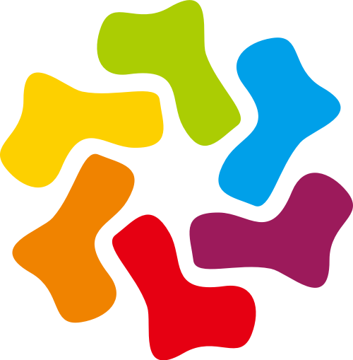 彩色袜子矢量logo图标