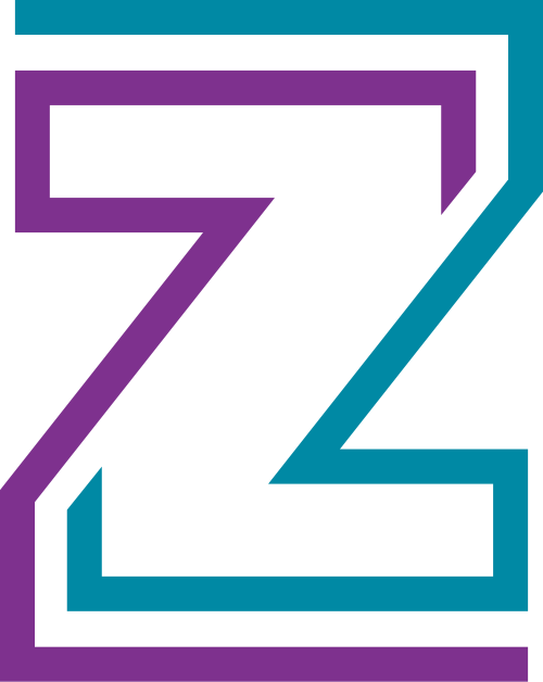 蓝紫色字母Z矢量logo图标 logo png
