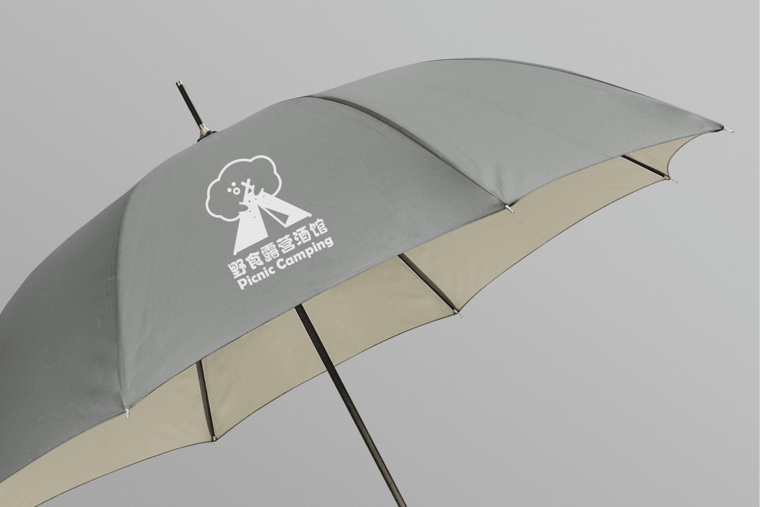 雨伞logo样机效果图 (1683981281) - AI设计神器