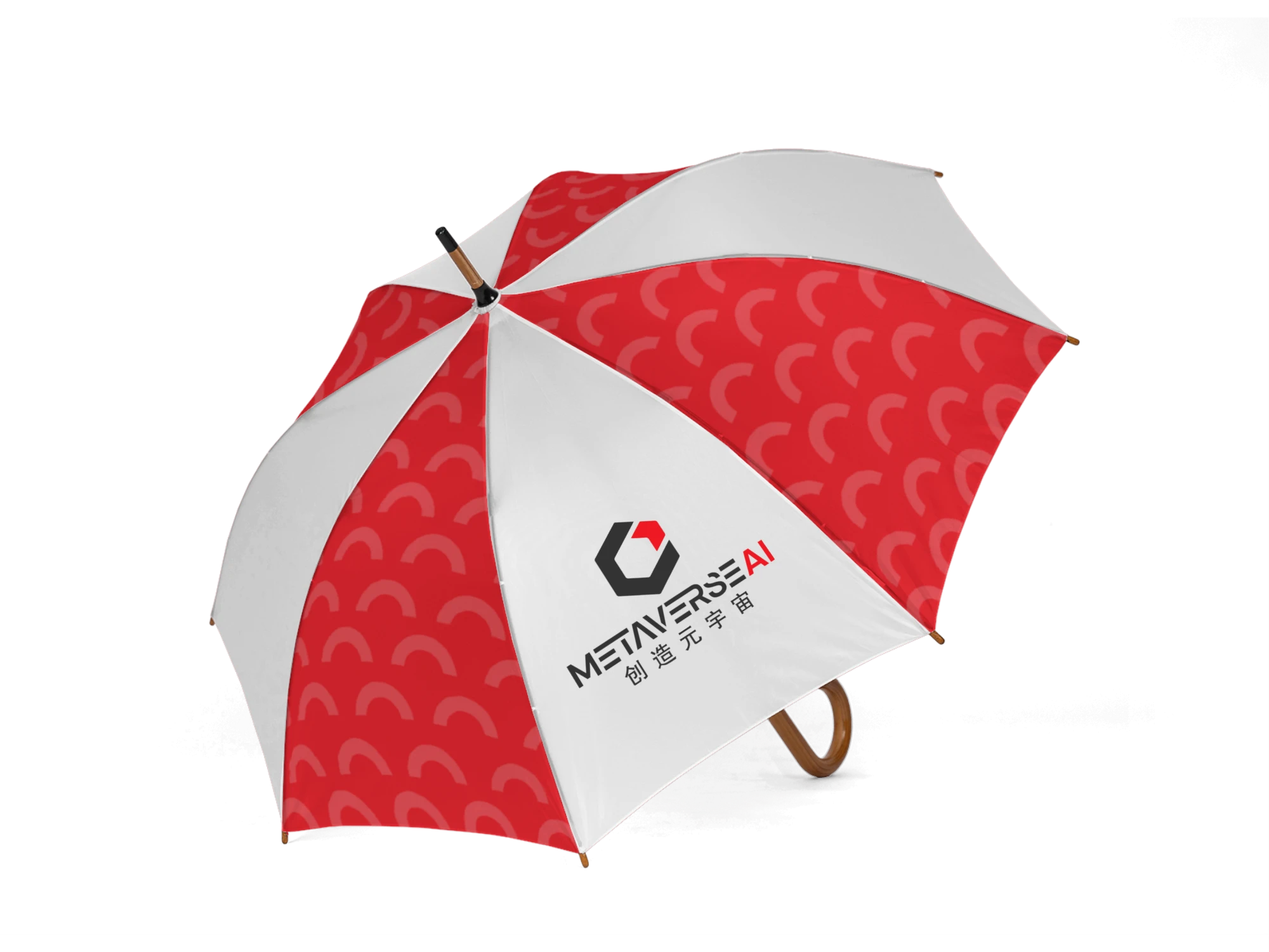 雨伞logo样机 - AI设计神器