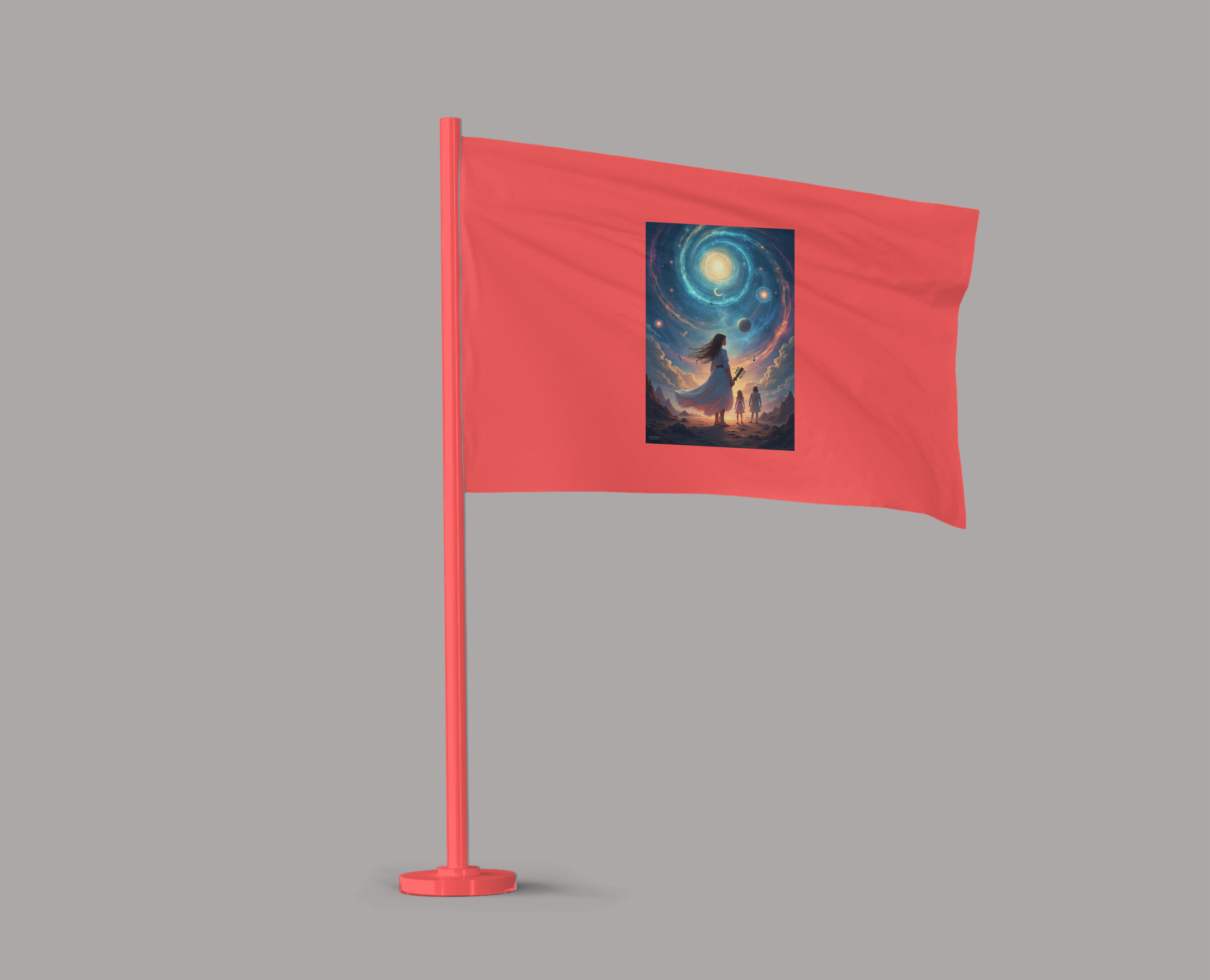 极简旗帜logo样机 (1732843976) - AI设计师