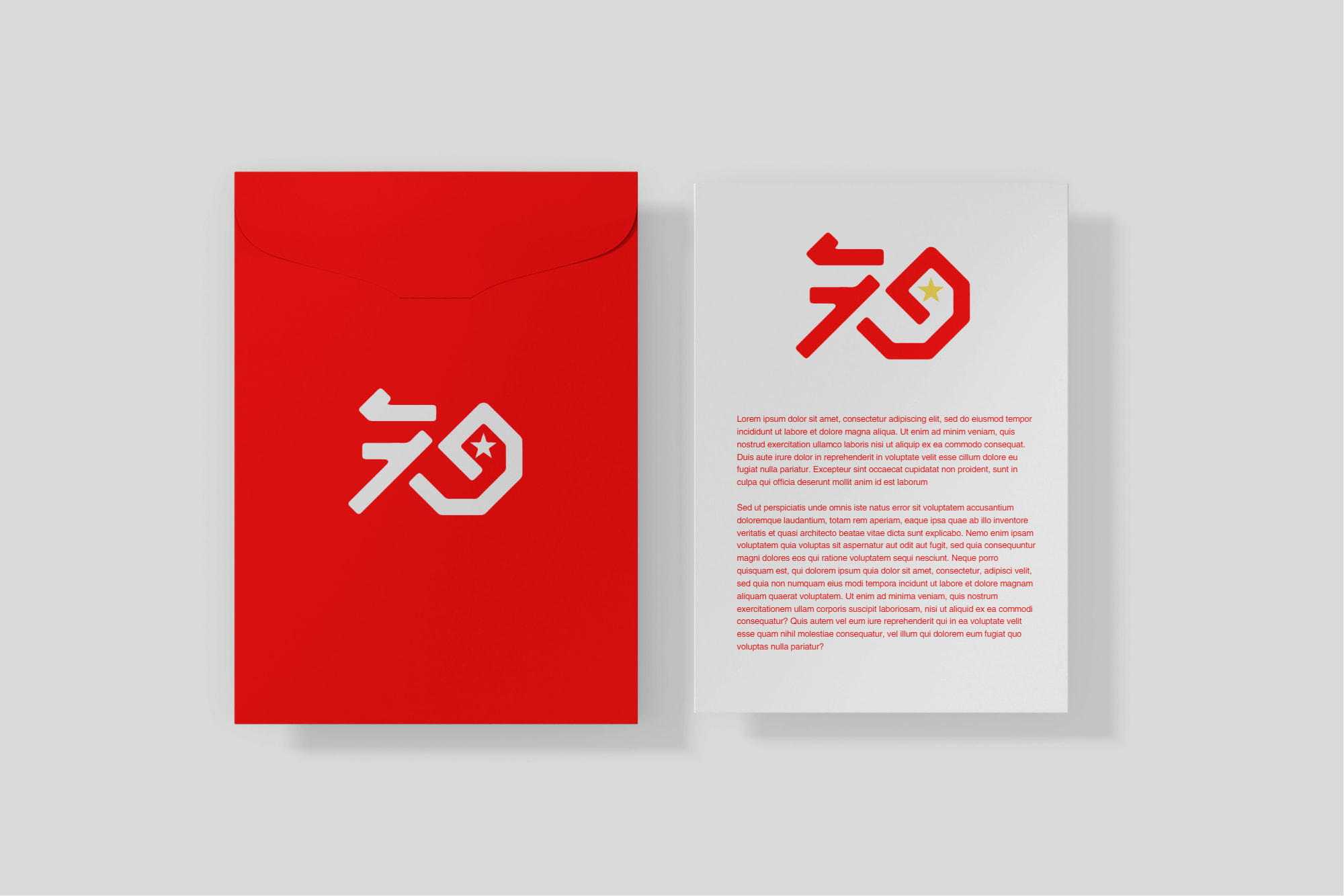 极简信封信纸logo样机 (1734497396) - AI设计神器