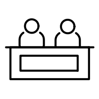 前台logo设计素材，前台logo图片png创意模板在线制作 - 标小智
