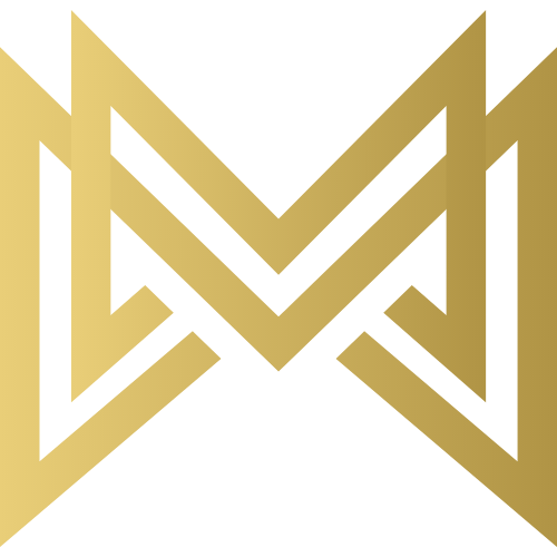 字母M线条logo图标素材