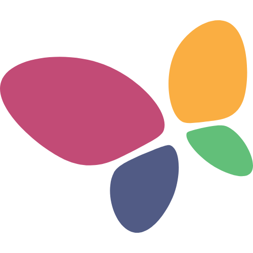 简单几何蝴蝶抽象素材矢量logo