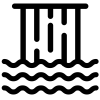 瀑布logo设计素材，瀑布logo图片png创意模板在线制作 - 标小智