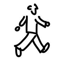 健步走LOGO图标素材 - 标小智