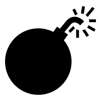 炸弹LOGO图标素材 - 标小智