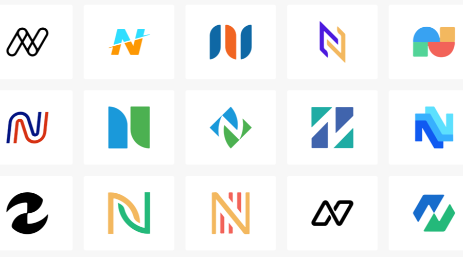 N字母Logo创意设计案例欣赏｜字母Logo系列