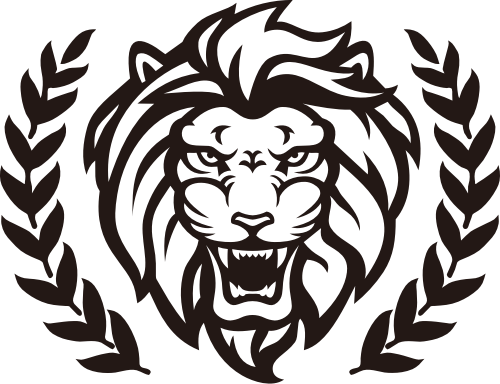 威武熊狮头像矢量logo图标 logo png