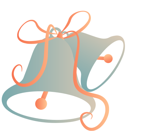 喜庆圣诞派对铃铛矢量logo图标 logo png