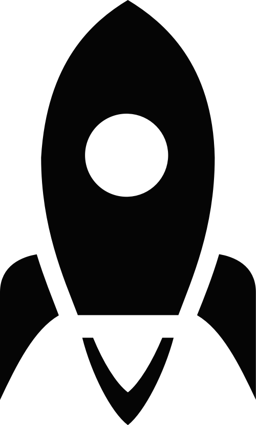 黑色火箭矢量logo图片 logo png