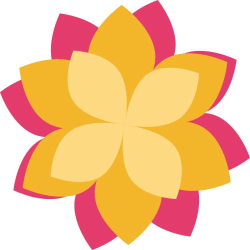 三色立体花瓣矢量logo图标