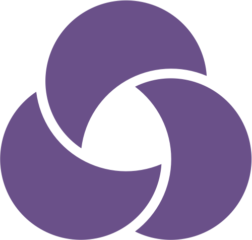 紫色环状花朵矢量logo图标 logo png