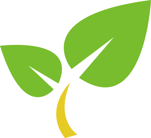 绿色树苗矢量logo图标