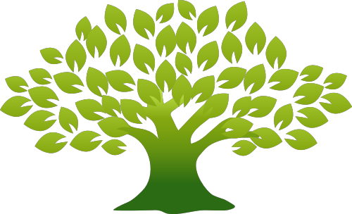 绿色大树矢量logo图标 logo png