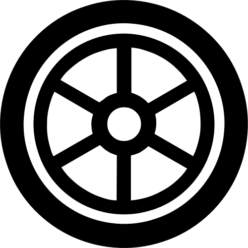 圆形汽车车轮矢量logo图标 logo png