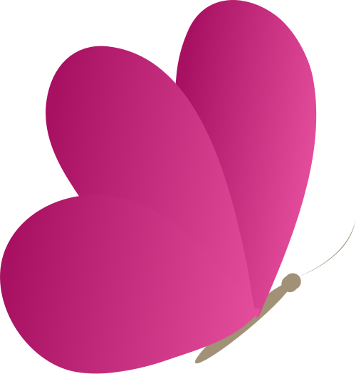 红色蝴蝶矢量logo图标 logo png