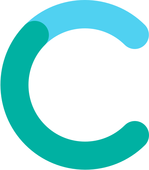 字母C双色矢量图标 logo png