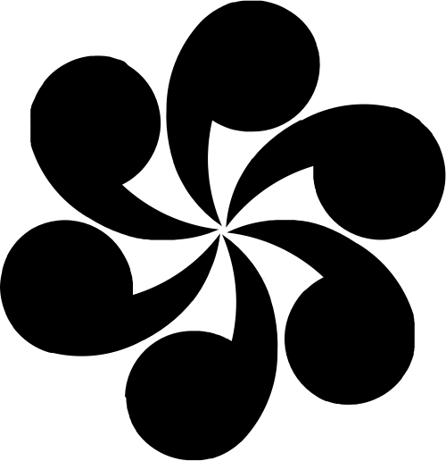 螺旋逗号图案矢量logo图标 logo png