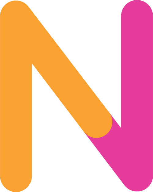字母N双色logo素材图片 logo png