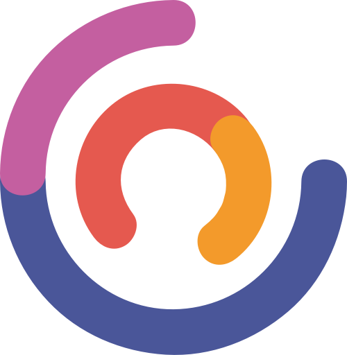 彩色圆形矢量logo图标 logo png