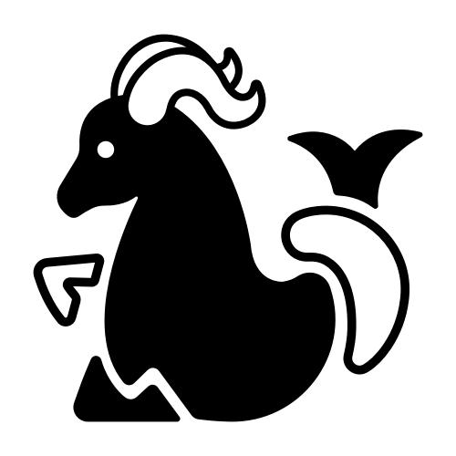 摩羯星座矢量Logo素材图标 logo png