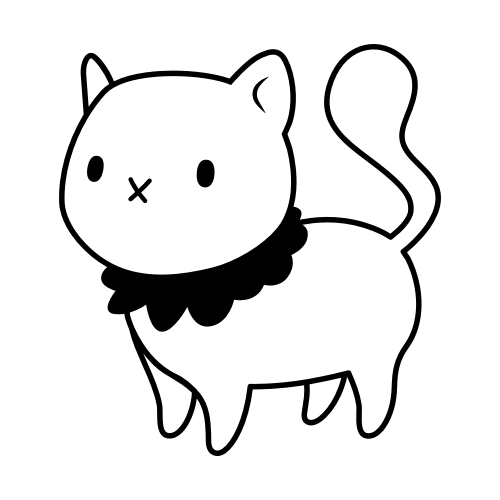可爱小猫Logo素材 logo png