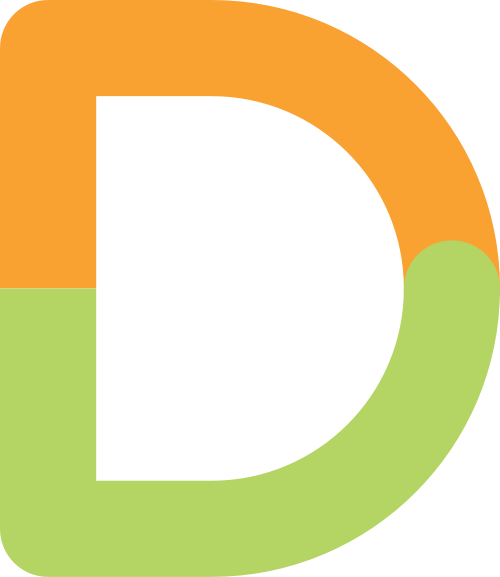 字母D双色矢量logo图片 logo png