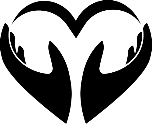 双手公益爱心矢量图形 logo png