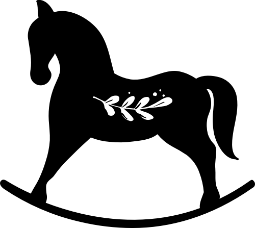 卡通儿童木马游乐园相关矢量图形 logo png