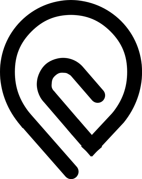 抽象定位矢量图形 logo png